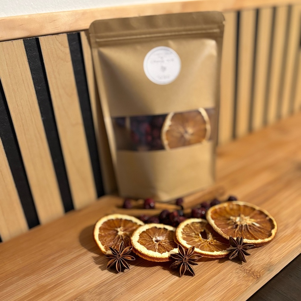 Dried Orange Slices in Kraft Bag